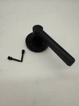 Defiant Tonebridge Matte Blace Dummy Door Lever With Round Rose. Fixed Price $12.99.