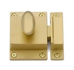 Set Of 4) Emtek 2270US4 2-1/4" X 2" Cabinet Latch Satin Brass 738505031549. Fixed Price $67.87.