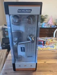 New Schlage F60 Grw 619 Brw Greenwich Handleset W/ Broadway Lever-satin Nickel. Fixed Price $60.00.