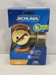 Schlage Door Deadbolt B60N 505 605 Single Cylinder Bright Brass Rating G1 Nib. Fixed Price $19.69.