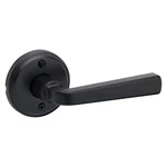 Kwikset Trafford Matte Black Reversible Round Straight Half Dummy Door Handle. Fixed Price $7.99.