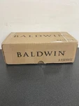 Baldwin FDROUTSR190 Dummy Door Knob Set, Round, Square Rose, Satin Black. Fixed Price $102.99.