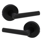 Kwikset Milan Interior Passage Door Handle, Featuring Microban, Matte Black. Fixed Price $28.78.