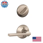 Schlage F59 619 Latitude Interior Lever Deadbolt Satin Nickel Half. Fixed Price $77.57.