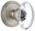 Grandeur Geopro Psg 238 Georgetown Solid Brass Rose Passage Knob - Nickel. Fixed Price $261.00.
