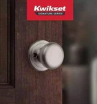 Kwikset Juno Satin Nickel Half-dummy Door Knob Microban Antimicrobial Technology. Fixed Price $11.99.