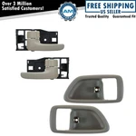 Trq Fawn Inside Door Handle Bezel Driver Passenger Kit For 04-06 Toyota Tundra. Fixed Price $59.85.
