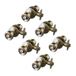 Terrace Brass Privacy Door Knob Satin Nickel 6 Pack. Fixed Price $93.43.