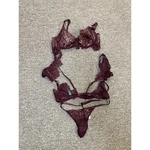 Oh Lala Cheri Women's Windsor 3 Lingerie Kinsley Lace Underwire Bra Set -. Fixed Price $17.55.