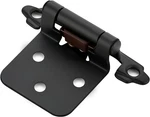 Home Expert 4 Pack (2 Pairs) Matte Black Cabinet Hinges For Kitchen Doors. Fixed Price $13.22.