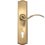 Hoppe Munchen M112PL M370 Wide Plate Multipoint Handle Set Polished Brass. Fixed Price $129.00.