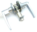Shield Security Straight Entry Lever Satin Nickel. Fixed Price $20.95.