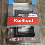 Kwikset Privacy Door Handle W/ Lock, Tripoli Matte Black, Microban #N4. Fixed Price $28.99.