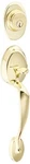 Schlage Plymouth Handleset Exterior, Bright Brass (exterio. Fixed Price $131.30.