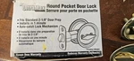 Kwikset Round Pocket Door Lock 335 - Gold. Fixed Price $10.00.