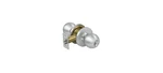 Commercial Entry Standard Grade 2 Round Knob Lockset Satin Stainless Steel Finis. Fixed Price $57.68.
