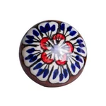 Set Of Eight Blue And White Floral Ceramic Drawer Pull Knobs. Fixed Price $56.56.