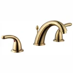 Builders 8 In. Widespread Double-handle High-arc Bathroom Faucet Polished Bra. Fixed Price $76.69.
