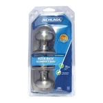 Schlage Plymouth Satin Nickel Privacy Lockset 1-3/4 In.. Fixed Price $30.44.
