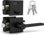 Mega Handles Prime Reversible Interior Door Lever Modern Stainless Locks. Fixed Price $56.99.