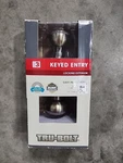 New Tru-bolt Locking Exterior Sydney Antique Brass Keyed Entry Door. Fixed Price $15.00.