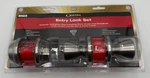 Ultra Security 84155 Tulip Knob Entry Door Lock Combo + Dead Bolt Silver. Fixed Price $10.95.
