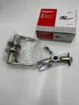 Shield Security 913828 Entrance Lockset Straight Entry Lever Satin Nickel. Fixed Price $28.66.