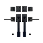Matte Black Double French Door Handle Set, Halifax Exterior Lockset With.... Fixed Price $132.66.