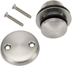 Designers Impressions 615595 Satin Nickel Toe Tap Drain Trim. Fixed Price $22.95.