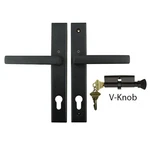 Hoppe Dallas M1643/2161N Active Keyed Matte Black 2-1/4" Door. Fixed Price $339.69.