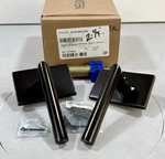 Emtek 5212STUUS10B Stuttgart Left Handed Privacy Door Lever Set In Orb. Fixed Price $98.80.