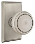 Emtek 8521NW Norwich Non-turning Two-sided Dummy Door Knob Set Grey. Fixed Price $152.00.