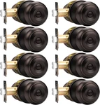 Keyless Privacy Door Knobs - Oil Rubbed Bronze, 8 Pack For Home Use. Fixed Price $91.99.