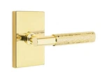 Emtek Select Privacy, Rectangular Rosette, T-bar Stem, Hammered Handle US3NL Lh. Fixed Price $242.40.