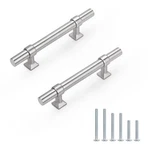 Knobelite 15PACK Brushed Nickel Cabinet Pulls 3 Inch Hole Centers Stainless S.... Fixed Price $42.49.