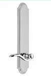 Grandeur Arc Solid Brass Plate Rose Dummy Door Lever W/bellagio Polished Nickel. Fixed Price $229.00.