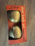Baldwin Brass Vintage Antique Door Knob Only Set New Old Stock 031 Nos. Fixed Price $38.99.