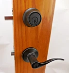 Kwikset Balboa Keyed Entry Lever Deadbolt Venetian Bronze 690BL11PSMARTKEY #8BN. Fixed Price $21.49.