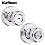 Kwikset - Tylo Knob Round Rose Privacy Polished Chrome Grade 3. Fixed Price $13.31.