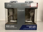 Wave Lever 5366687 Satin Nickel Privacy Lockset 1-3/4. Fixed Price $27.79.