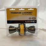 Legend Passage Door Knob Lockset Antique Brass Finish Part # 809026 New. Fixed Price $14.95.