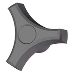 Innovative Components Three Prong Knob, 5/16-18 Thread Size, 1.125"L, Steel. Fixed Price $8.91.