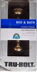 Tru-bolt Bed & Bath Polished Brass Locking Interior Door Knob 1734971. Fixed Price $13.00.