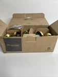 Schlage F40-AND-605-AND Georgian Bright Brass/ Bed/bath Door Knob. Fixed Price $19.49.