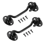 Vevor Hook And Eye Gate Latch 2 Pack Barn Door With Mounting Screws. Fixed Price $9.99.