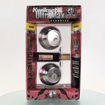 Kwikset Ultramax Security Deadbolt Double Cylinder Titanium Alloy Core Nickel. Fixed Price $19.97.