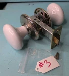 Vintage Gainsborough Whitehall Australia Porcelain Door Knob Assembly #3. Fixed Price $69.99.