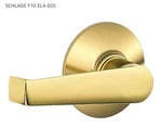 Schlage Door Knob Bright Brass Passage Latch F10 Ply 605. Fixed Price $19.95.