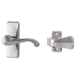 Ideal Security Gl Lever Handle Set For Storm Doors Screen Satin Nickel. Fixed Price $63.99.