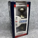 Schlage F51 609 Entry Georgian Knob Brushed Bronze Keyed Door Lock. Fixed Price $22.87.
